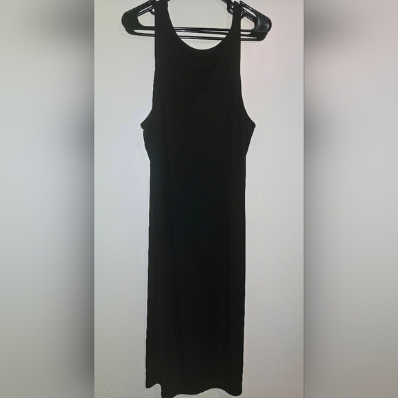 NWOT - Sleek Black Bodycon Sleeveless Plus Size Dress - 3X/18 - Picture 2 of 4